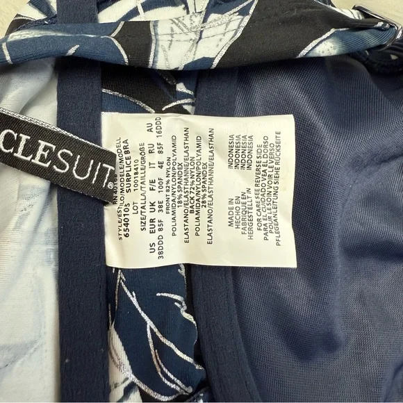 Miraclesuit SILVER GRAY Surplice Underwire Bikini Swim Top - Picture 7 of 7